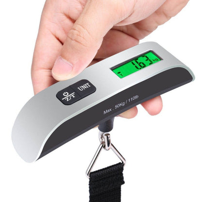 Báscula Digital Portátil para Equipaje con Correa Resistente