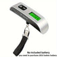 Báscula Digital Portátil para Equipaje con Correa Resistente