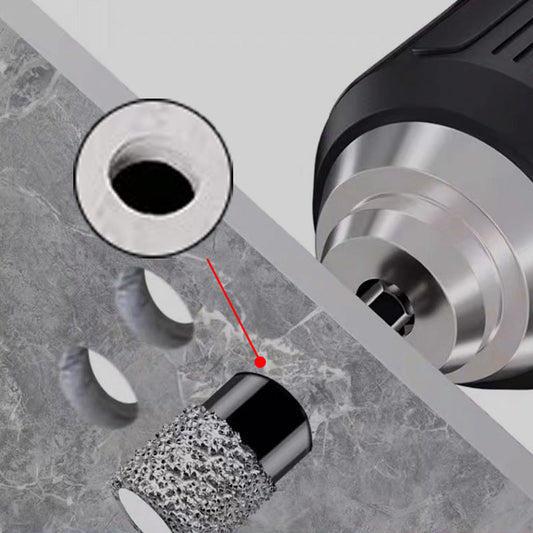 🛠️ Set de 7 Brocas Diamantadas con Vástago Hexagonal para Azulejo, Mármol y Piedra