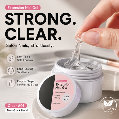 💅 Gel Constructor Sólido para Extensiones de Uñas – 15 ml