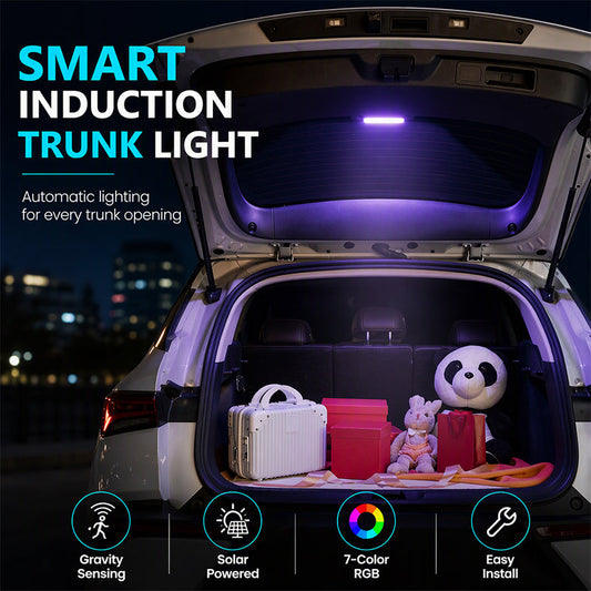 🚗 Luz Solar para Maletero con Encendido Automático y RGB