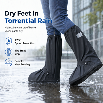 🌧️ Cubrezapatos Altos Impermeables para Lluvia