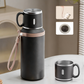 ☕ Botella Térmica de Acero Inoxidable de 600 ml con Tapa-Vaso