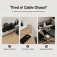 🔌 Regleta de 12 Tomas con 4 Puertos USB y Cable de 2 m