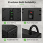🔌 Regleta de 12 Tomas con 4 Puertos USB y Cable de 2 m
