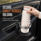 🥤 Portavasos Plegable Multifunción para Puerta del Coche