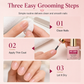 💅 Relleno alisador de estrías para uñas con acabado natural y brillant
