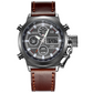 ⌚ Reloj Vintage de Doble Pantalla con Cuarzo + LED