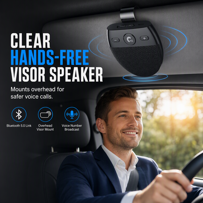 📞 SP11 Manos Libres Bluetooth para Parasol del Coche