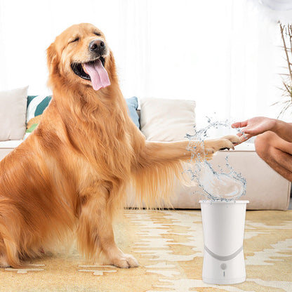 🐾 Limpiador Automático Giratorio para Patas de Mascotas
