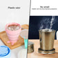 🥤 Vaso Plegable de Acero Inoxidable de 150 ml con Llavero