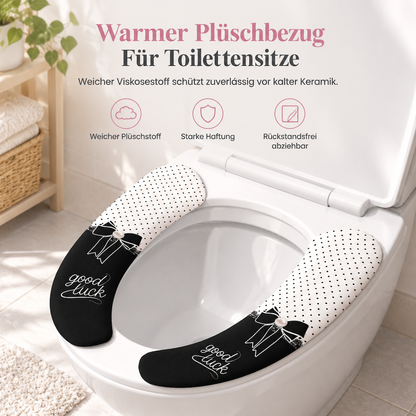 🚽 Almohadillas de Peluche para WC con Adhesión Electrostática