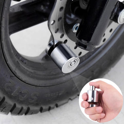 🏍️ Candado de Disco para Moto y Bicicleta con Cierre a Presión