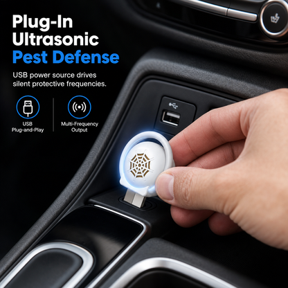 🔌 Repelente Ultrasónico USB Compacto para Espacios Pequeños