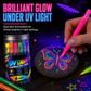 🌈 Set de Rotuladores Neón Reactivos a Luz UV
