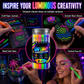 🌈 Set de Rotuladores Neón Reactivos a Luz UV