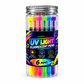 🌈 Set de Rotuladores Neón Reactivos a Luz UV