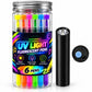 🌈 Set de Rotuladores Neón Reactivos a Luz UV