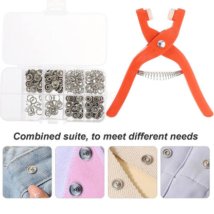 🧵 Kit de Broches sin Costura con Alicates