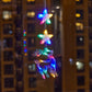 🎄 Luz Navideña Reutilizable para Ventana con Ventosa