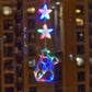 🎄 Luz Navideña Reutilizable para Ventana con Ventosa